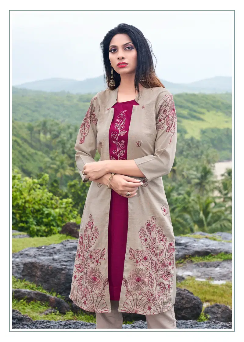 Yami Fashion Crop Top shrug With Pant Catalog